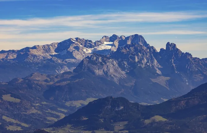 Framed Print : View from Schwarzer Berg to the Dachstein massif Framed Print : View from Schwarzer Berg to the Dachstein massif