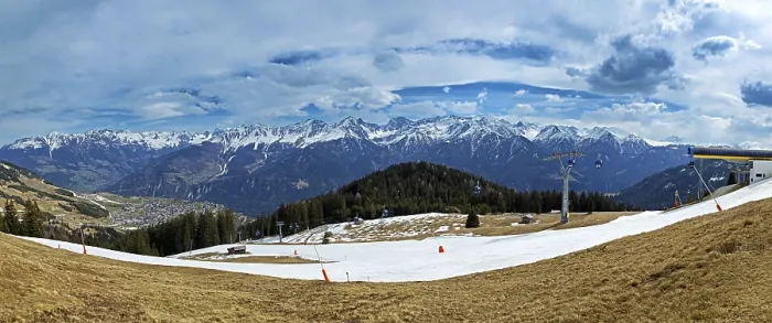 Framed Print : View from the ski resort of Serfaus in Tyrol Framed Print : View from the ski resort of Serfaus in Tyrol