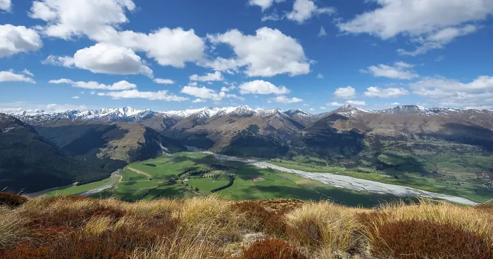 Framed Print : View from the summit of Mount Alfred