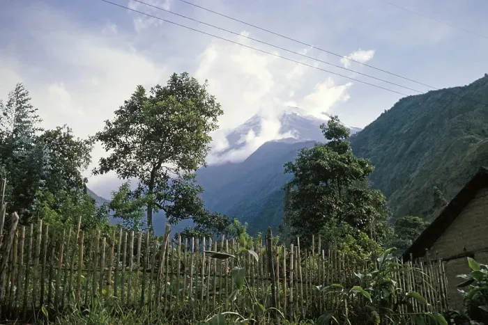 Framed Print : View of the summit of the Tungurahua volcano, near Banos de Agua Santa, Tungurahua province, Ecuador, South America 1962, South America