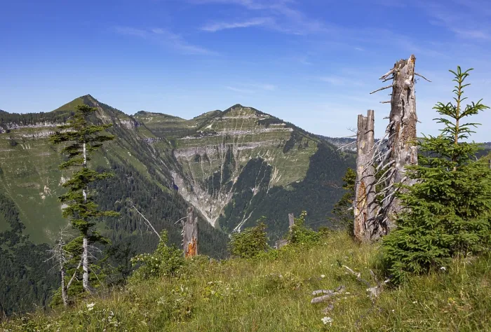 Framed Print : View from the summit of Wieslerhorn to Pitscherberg and Osterhorn