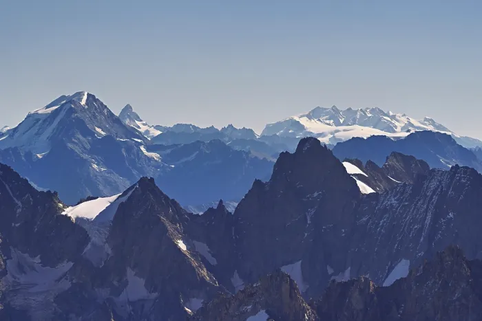 Framed Print : View of the Swiss Alps with the Matterhorn