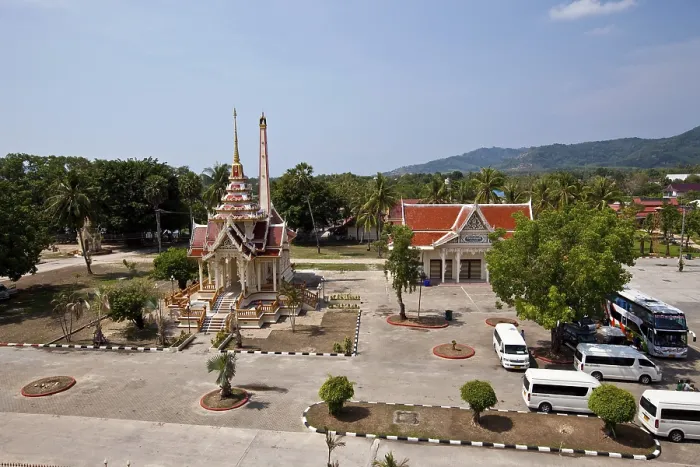 Framed Print : View of the temple Wat Chalong Framed Print : View of the temple Wat Chalong