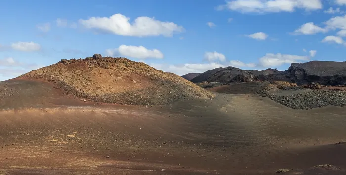 Framed Print : A view of Timanfaya National Park, Lanzarote