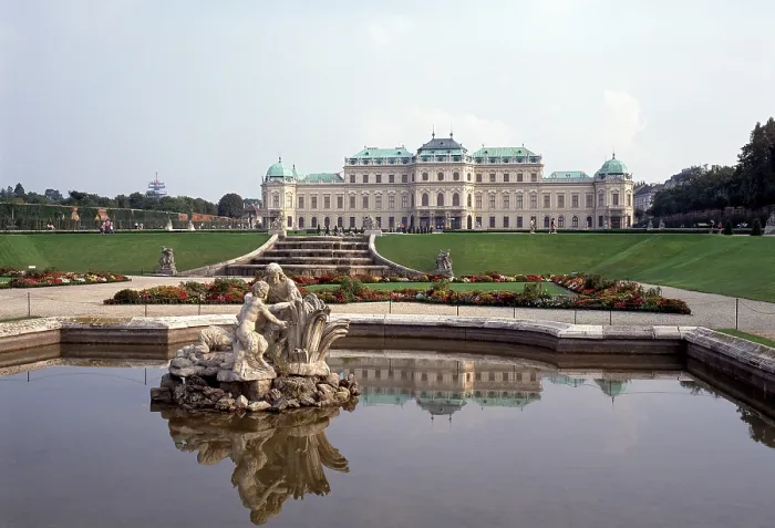 Framed Print : View of the upper Belvedere Framed Print : View of the upper Belvedere