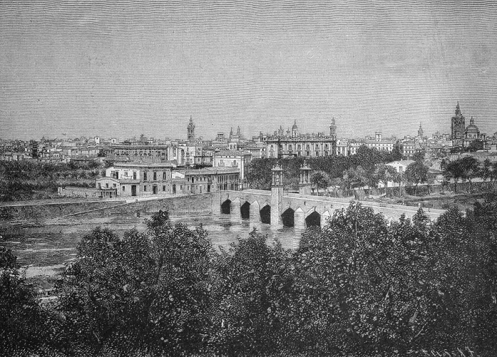 Framed Print : View of Valencia, Spain, historical picture Framed Print : View of Valencia, Spain, historical picture