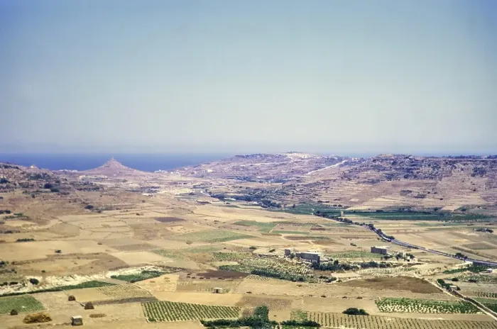 Framed Print : View from Victoria Castle, Gozo, Malta, Europe 1971, Europe Framed Print : View from Victoria Castle, Gozo, Malta, Europe 1971, Europe