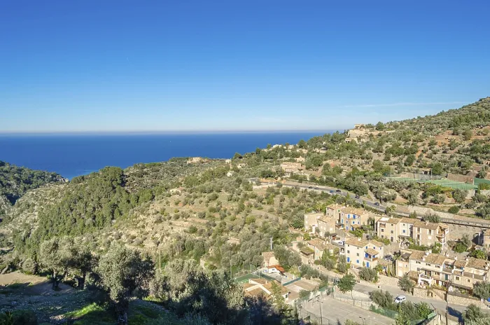 Framed Print : View from the village of Deia, Mallorca