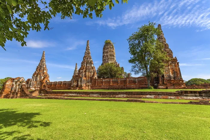Framed Print : View of Wat Chai Wattanaram in Ayutthaya Thailand Framed Print : View of Wat Chai Wattanaram in Ayutthaya Thailand