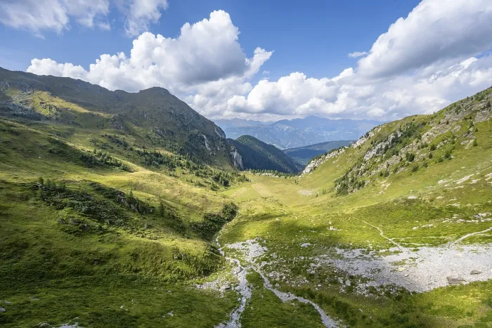 Framed Print : View of the Winklertal, Carnic Main Ridge Framed Print : View of the Winklertal, Carnic Main Ridge