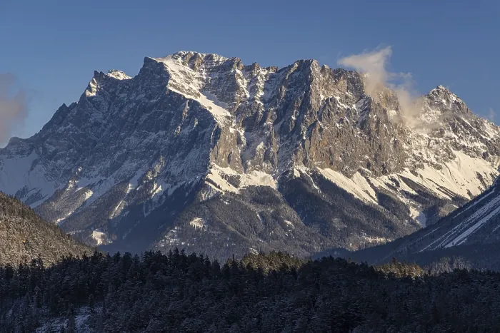 Framed Print : View of the Zugspitze, Tiroll Austria Framed Print : View of the Zugspitze, Tiroll Austria