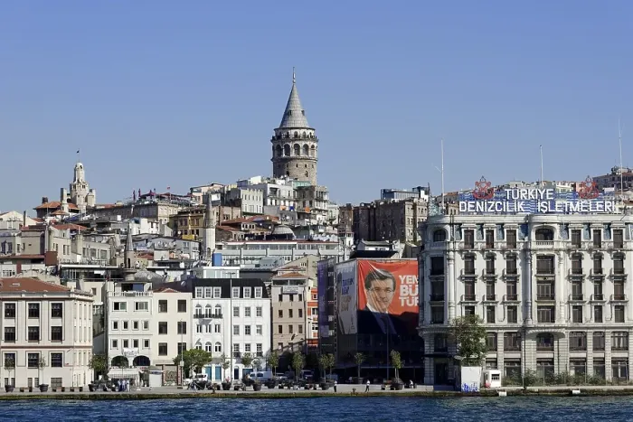 Framed Print : Views of the Galata Tower and the city Framed Print : Views of the Galata Tower and the city