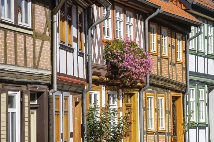 Framed Print : Views of Wernigerode in the Harz Mountains
