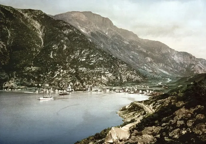 Framed Print : From Vikinghaug, Odde, Odda, Hardangerfjord