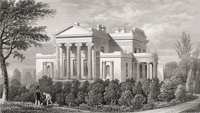 Framed Print : Villa in the Regent's Park Framed Print : Villa in the Regent's Park