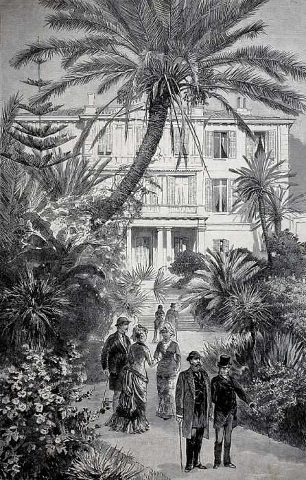 Framed Print : Villa Zirio in San Remo, between 1887 and 1888 the son of the German Emperor