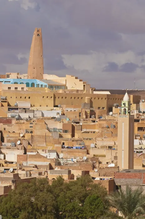 Framed Print : The village of Ghardaia in the Unesco World Heritage Site M'zab