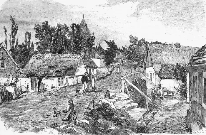 Framed Print : Village Sagard, Island Ruegen, Baltic Sea Framed Print : Village Sagard, Island Ruegen, Baltic Sea