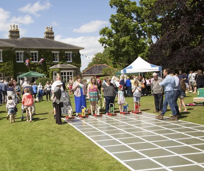 Framed Print : Village summer fete, Bredfield
