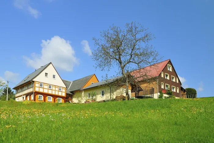 Framed Print : Village in Upper Lusatia Framed Print : Village in Upper Lusatia