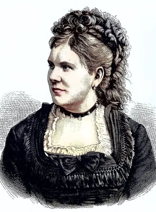 Framed Print : Vilma von Voggenhuber, 1841, 1888