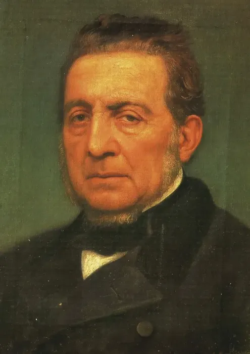 Framed Print : Vincenzo Florio (born 4 April 1799 in Bagnara Calabra)