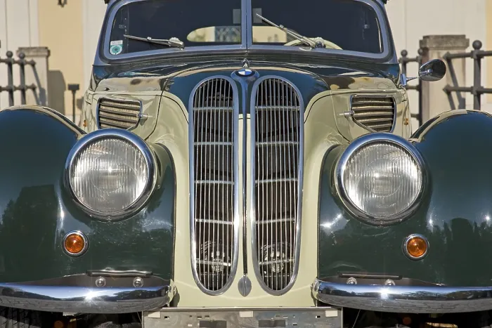 Framed Print : Vintage BMW 327-28, convertible