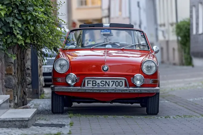 Framed Print : Vintage BMW 700 Cabriolet, convertible Framed Print : Vintage BMW 700 Cabriolet, convertible