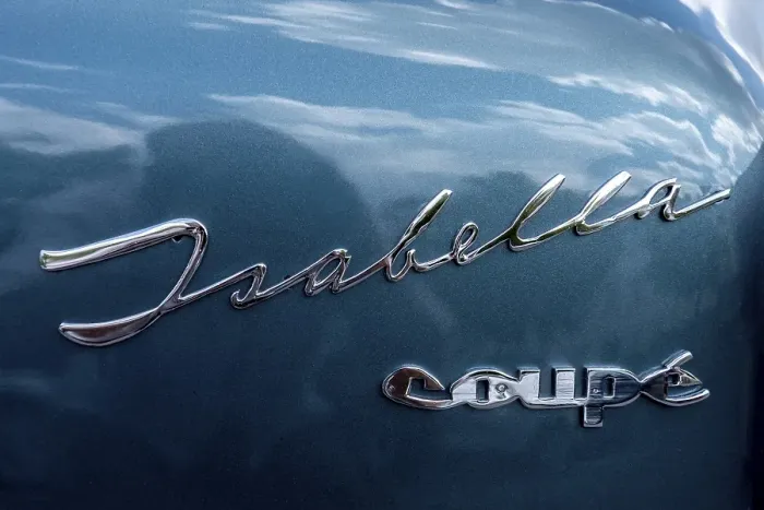 Framed Print : Vintage Borgward Isabella Coupe