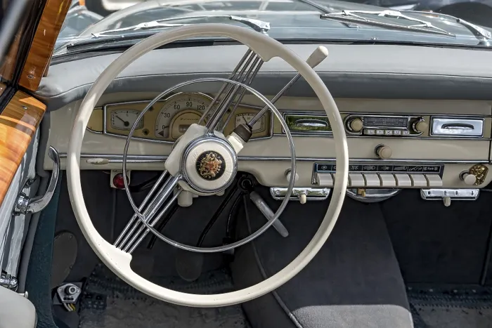 Framed Print : Vintage Borgward Isabella Coupe Cabriolet