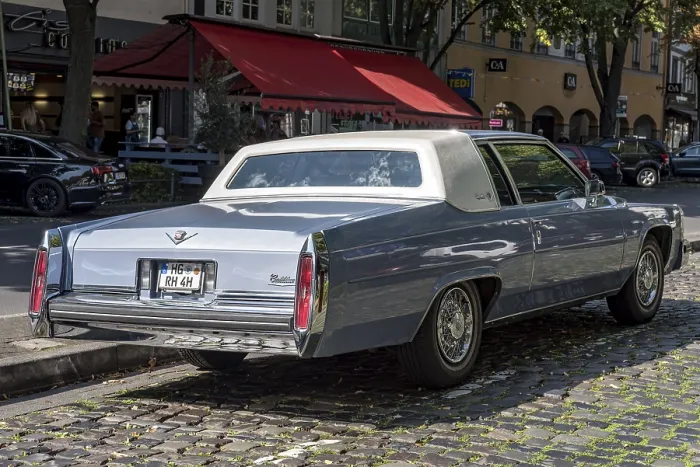 Framed Print : Vintage Cadillac Coupe DeVille