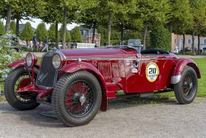 Framed Print : Vintage car Alfa 6C 1750 Testa Fissa Framed Print : Vintage car Alfa 6C 1750 Testa Fissa