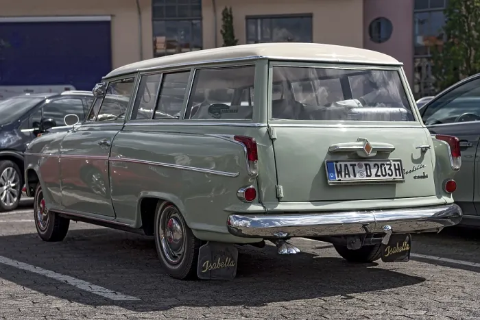 Framed Print : Vintage car Borgward Isabella Combi Framed Print : Vintage car Borgward Isabella Combi