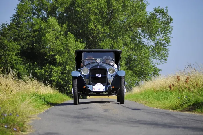 Framed Print : Vintage Car, Bornholm, Denmark