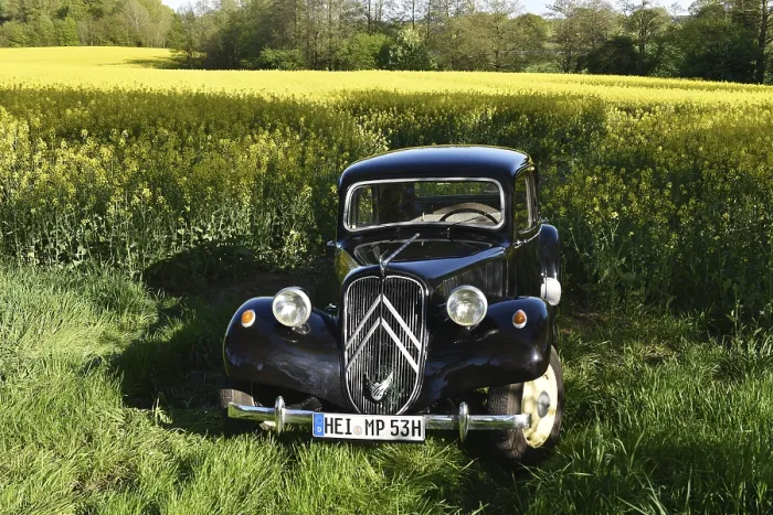 Framed Print : Vintage car, Citroen Traction Avant