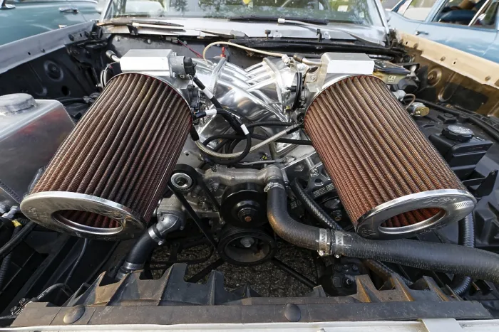 Framed Print : Vintage car engine, car show, Chateauguay Framed Print : Vintage car engine, car show, Chateauguay