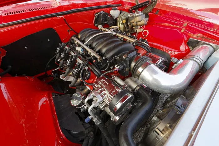Framed Print : Vintage car engine, car show, Chateauguay Framed Print : Vintage car engine, car show, Chateauguay
