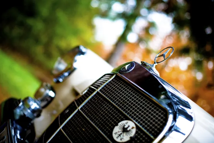 Framed Print : Vintage car, MB 200, built in 1965