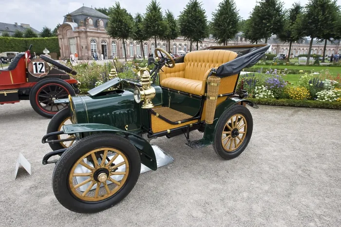 Framed Print : Vintage car meeting, Schwetzingen