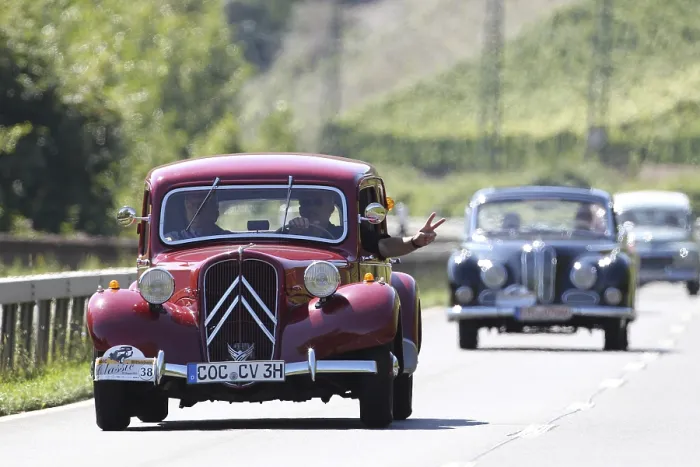 Framed Print : Vintage car rally ADAC Mittelrhein-Classic 2010