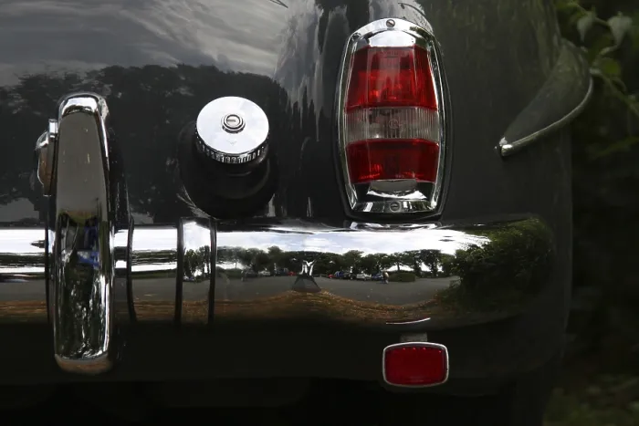 Framed Print : Vintage car tail light Framed Print : Vintage car tail light