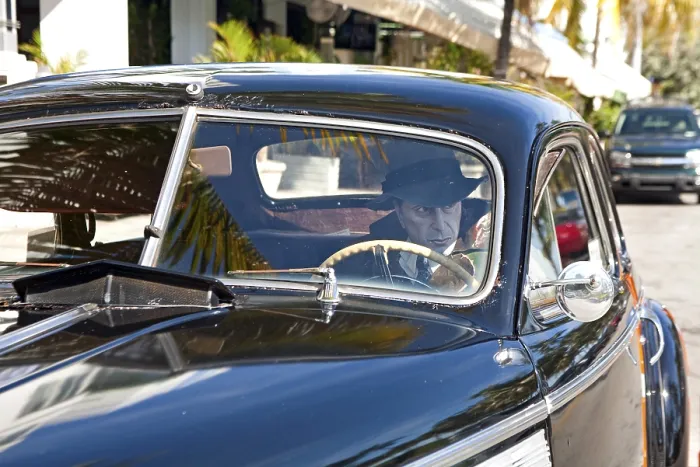 Framed Print : Vintage cars, Art Deco District around Ocean Drive in Miami Beach Framed Print : Vintage cars, Art Deco District around Ocean Drive in Miami Beach