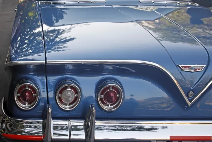 Framed Print : Vintage cars Chevrolet Impala