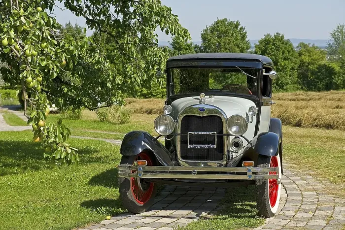 Framed Print : Vintage Ford Model A Tudor, built in 1928 Framed Print : Vintage Ford Model A Tudor, built in 1928
