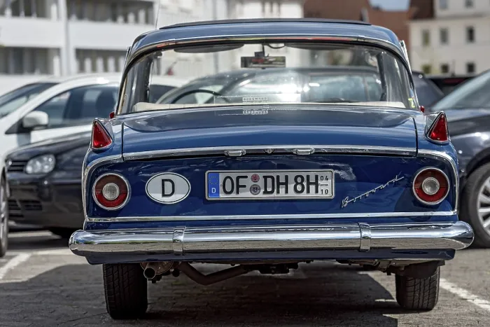 Framed Print : Vintage large Borgward P 100, sedan Framed Print : Vintage large Borgward P 100, sedan