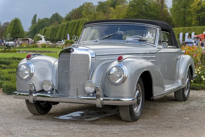 Framed Print : Vintage Mercedes 300s Cabriolet