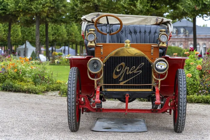 Framed Print : Vintage Opel 4 Doktorwagen Tourer