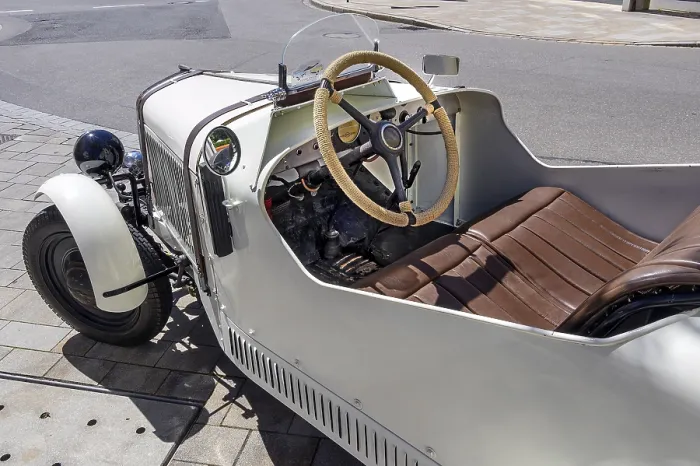 Framed Print : Vintage Opel P4 Convertible, Allgau