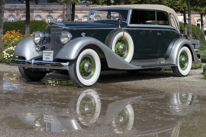 Framed Print : Vintage Packard 1101 Cabriolet Graber