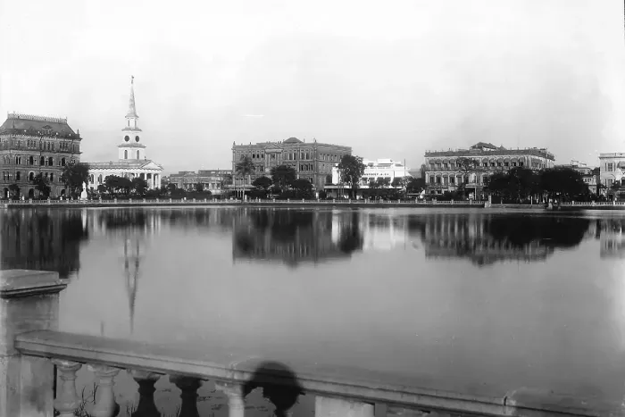 Framed Print : Vintage Photo of Dalhousie Square, Calcutta, West Bengal, Asia, India, 1900, Asia